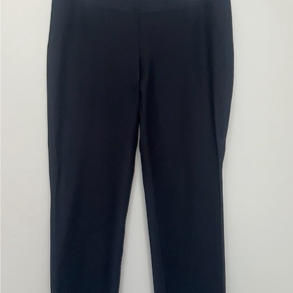 Eileen Fisher Slim Ankle Pants Size Medium - Black - Picture 4 of 10